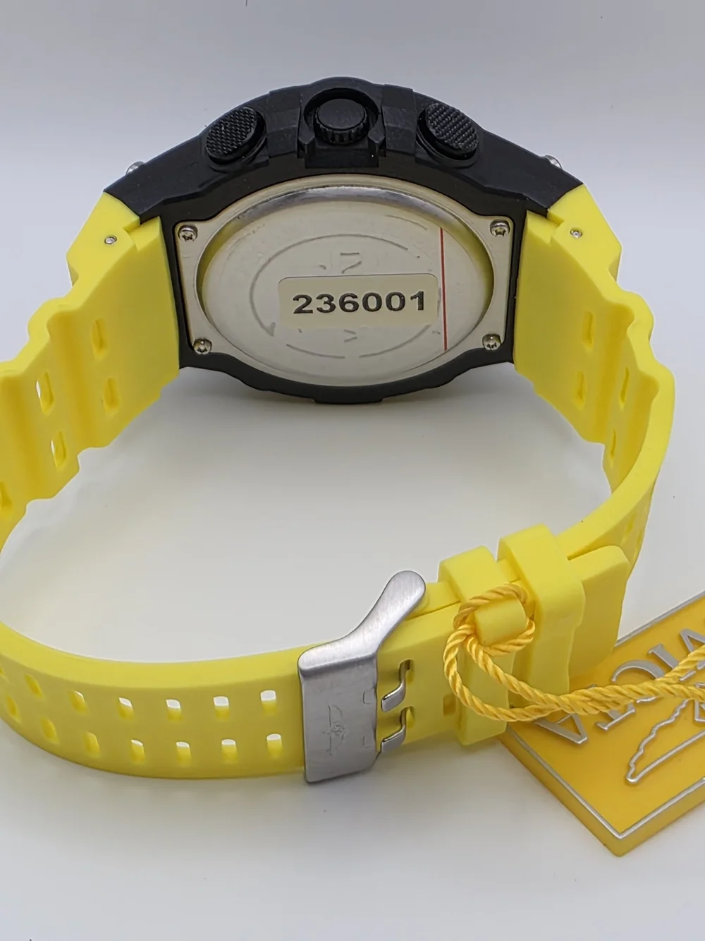 47527 - Invicta Racing Burnout Digital Men's Watch - 52mm, Yellow